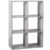 Etajera 5Five Mix n'Modul cu 6 compartimente, PAL, 68x32x101 cm, gri