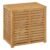 Cos rufe 5Five Sicela din bambus, 2 compartimente, capacitate 100L, 58x40x60 cm, natur