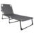 Sezlong 5Five Beach Chair, cadru metalic, pliere compacta, 173x56x27 cm, gri