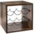 Suport sticle vin 5Five Mix n'Modul stil industrial, PAL, 31x31x31 cm, maro