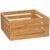 Cos depozitare 5Five din bambus masiv, 31x15x31 cm, natur