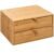 Cutie depozitare 5Five cu 2 sertare, bambus, 25x20x14 cm, natur