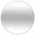 Oglinda rotunda Atmosphera Alice, rama aluminiu subtire, 76 cm, auriu