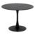 Masa rotunda Atmosphera Elias, 102×76 cm, MDF si metal, negru