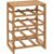 Raft sticle de vin Linha din bambus pentru 12 sticle, 35x24x47 cm, natur