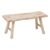 Atmosphera Woody bancuta decorativa din lemn de plop, stil natural, 70x26x31 cm, bej