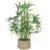 Planta artificiala Atmosphera bambus cu ghiveci natural, 46 cm, verde