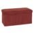 Taburet dublu pliabil Atmosphera Arum din material tip catifea raiat, 76x38x38 cm, ambra