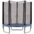 Trambulina cu plasa de protectie exterioara, 183 cm, 150 kg, albastru