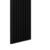 Riflaj MDF decorativ LDA PREMIUM de tip Panou Acustic, Negru, 260×40 cm
