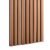 Riflaj MDF decorativ LDA PREMIUM de tip Panou Acustic, Cupru periat, 260×40 cm
