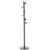 Cuier hol metalic 174 cm, design minimalist, negru