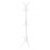 Cuier hol metalic 178 cm, 12 carlige, design minimalist, alb