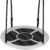 Leagan tip cuib Sersimo NS23, diametru 110cm, inaltime reglabila, pentru exterior, sarcina 150 kg, gri