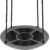 Leagan tip cuib 110cm, inaltime reglabila, 150 kg, Gri