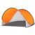 Cort plaja si picnic semi-deschis Sersimo, protectie UV, 200x120x110cm, portocaliu gri