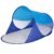 Cort plaja si picnic semi-deschis Sersimo, protectie UV, 200x120x95cm, albastru