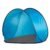 Cort plaja si picnic semi-deschis Sersimo, protectie UV, 150x90x90cm, albastru gri