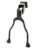 Cric bicicleta cu picior dublu, culoare neagra