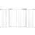 Poarta de siguranta Safety Gate pentru scari, ajustabila 132-141 cm, din otel, alba