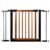 Poarta de siguranta Safety Gate pentru scari, ajustabila 96-103 cm, din otel si lemn, negru maro