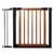 Poarta de siguranta Safety Gate pentru scari, ajustabila 90-96 cm, din otel si lemn, negru maro