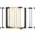 Poarta de siguranta Safety Gate pentru scari, ajustabila, din lemn cu structura otel, 96-103cm, negru maro