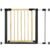 Poarta de siguranta Safety Gate pentru scari, ajustabila, din lemn cu structura otel, 82-89cm, negru maro