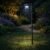 Lampa solara gradina 2in1 tip stalp felinar, iluminat alei, LED alb rece, 155 cm, panou solar, IP44, negru