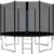 Trambulina Black, cu scara si plasa de protectie exterioara, 430 cm, 200kg