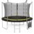 Trambulina Black, cu scara si plasa de protectie interioara, 180 cm, 120kg