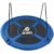 Leagan tip cuib, diametru XXL 110 cm, inaltime reglabila, maxim 150 kg, albastru