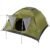 Cort camping 4 persoane, impermeabil 3000 mm, 200x200x115 cm, plasa insecte, verde