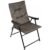 Scaun pliabil de gradina cu perna, structura metalica, 59x66x90 cm, maro