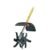 Anexa motounealta universala Maruyama MC 2630 RS: Freza rotativa MCA-T (sapatoare), 15cm