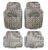 Covorase Auto Universale, model Diamond, culoare Crom Carbon