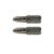 Set 2 biti Industrial profil Pozidrive, Felo, C6.3, PZ1, 25mm
