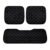 Set 3 huse pentru sezut scaune auto, culoare neagra