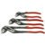 Set de chei pentru tevi FastGRIP 1×182005 1×182010 1×182015