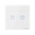 Intrerupator Smart cu Touch Wifi + RF 433 Sonoff T1 EU TX, 2 canale