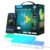 Kit panouri mici luminoase LED Govee H8069, RGBIC, Wi-Fi + Bluetooth, 10 panouri, Alexa , Google Asistant, Matter