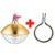 Lampa carbon incalzire ferma de pui CPT 300 de Ø30cm, cu grila 15cm, cablu 2.5m, stecher comutare ON/OFF, lant 2m + Filament CFL 900