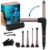 Ondulator Cecotec SurfCare TwistWaves, 5 capete interschimbabile, invelis ceramic, cot 90 grade, manusi termice, geanta si 2 cleme