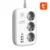 Prelungitor Smart WIFI LDNIO SEW3452, 3 prize, 3 X USB-A, 1X USB-C, 30W, 2m, incarcare rapida QC 3.0, Tuya