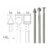Set 3 freze din aliaj de otel-wolfram-vanadiu, Proxxon 28720