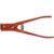 Cleste pentru taiere frontala cu doua puncte de sprijin, 180mm, maxim 3.5 mm la 19HRC si 2.25 mm la 59 HRC