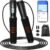 Set coarda pentru sarit Smart Renpho Q001, 4 moduri, Bluetooth, analiza datelor in aplicatie, Adulti, Copii