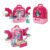 Set ghiozdan jucarie 3 in 1 Rovo 997-1, Spital Catel, Veterinar, 59 piese  – Roz