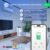 Siguranta inteligenta Nous D2Z, 20A, ZigBee, 1 canal, Monitorizare energie, montare pe sina DIN