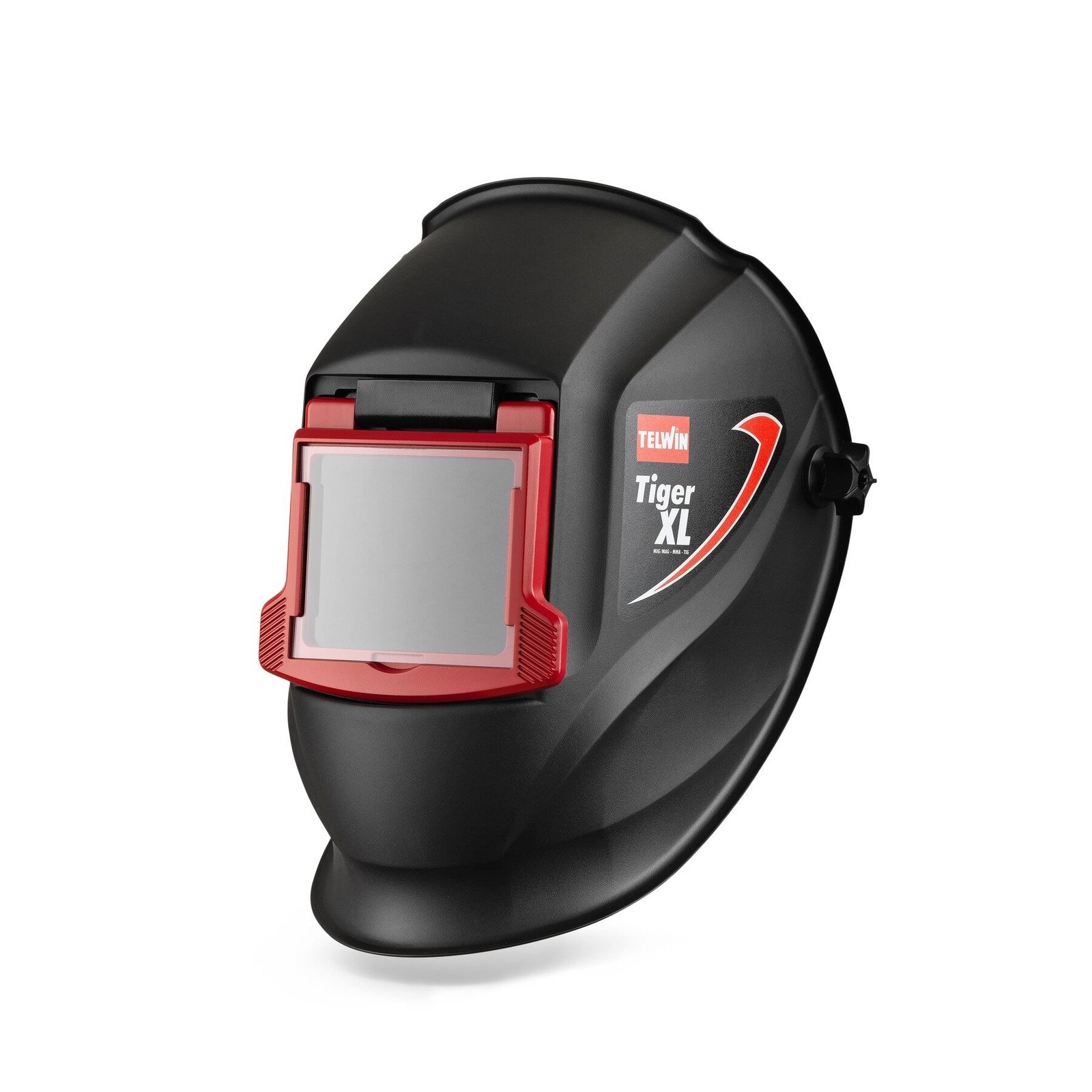 TIGER XL - Masca de sudura pasiva DIN 11 cu vizor rabatabil TELWIN